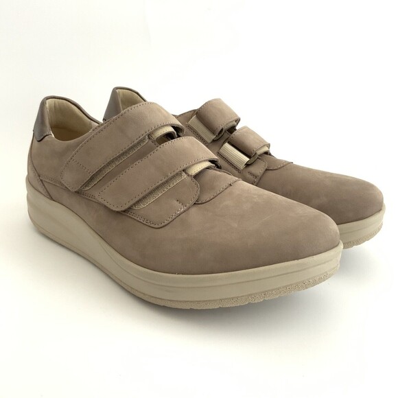 Hartjes Sneakers Tan Leather Hook & Loop 7.5 - Picture 11 of 11